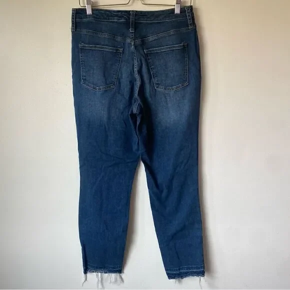 Universal thread distressed high rise straight jeans size 12 - Picture 3 of 6